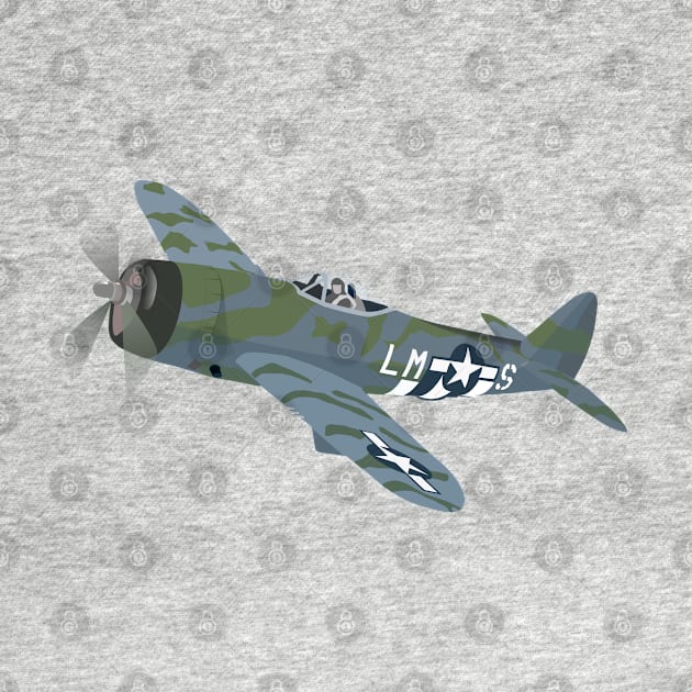 P47 Thunderbolt Aircraft by Kudostees